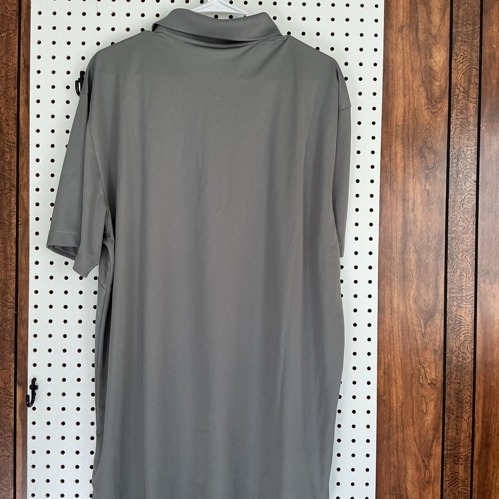 Sport-Tek Charcoal Men's Polo Shirt - Picture 3 of 4